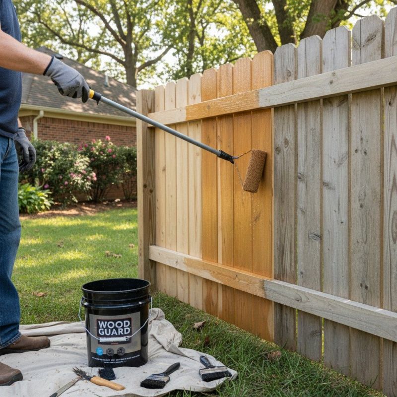 Cedar Fence Sealing in Gig Harbor, WA