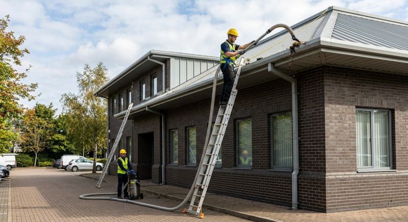 Commercial Gutter Cleaning in Sacramento, CA