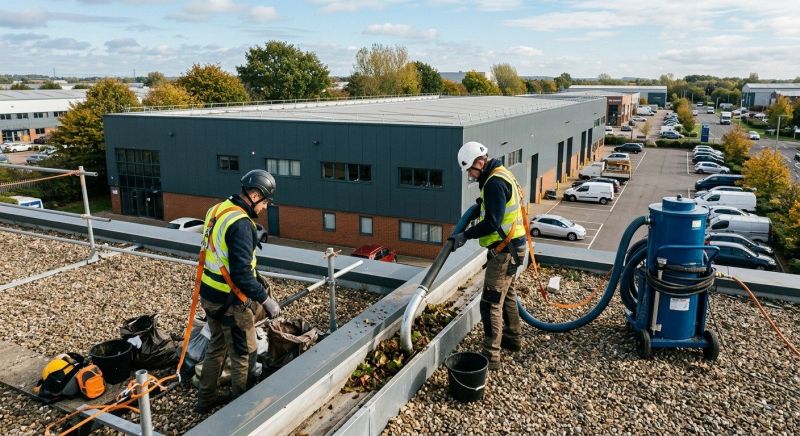 Commercial Gutter Unclogging in Sacramento, CA