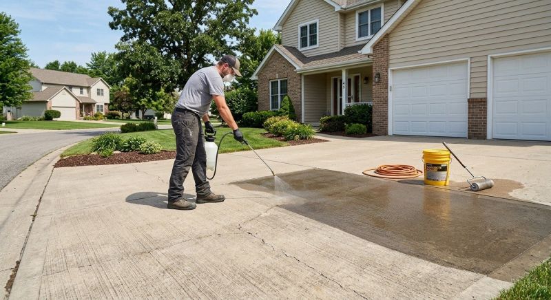 Concrete Driveway Sealing in Bellevue, WA