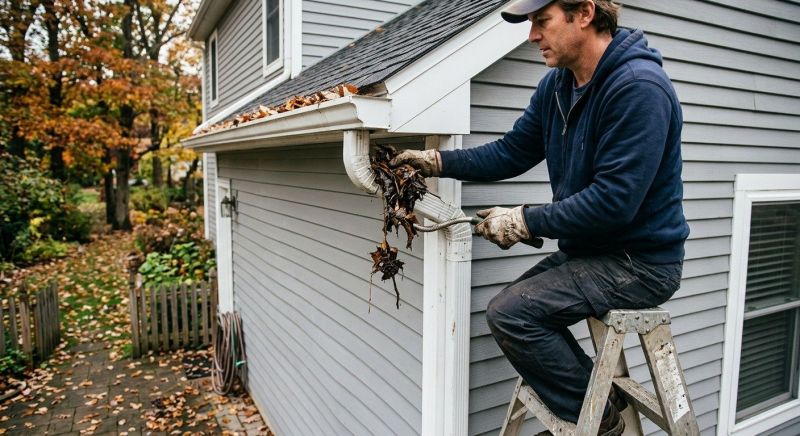 Downspout Blockage Removal in Boulder, CO