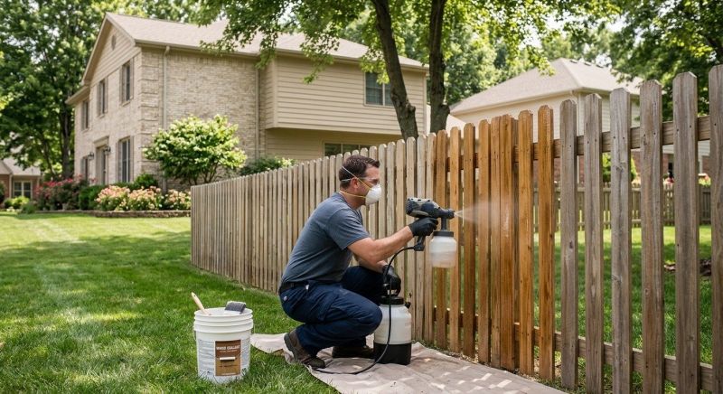 Fence Sealing in Renton, WA