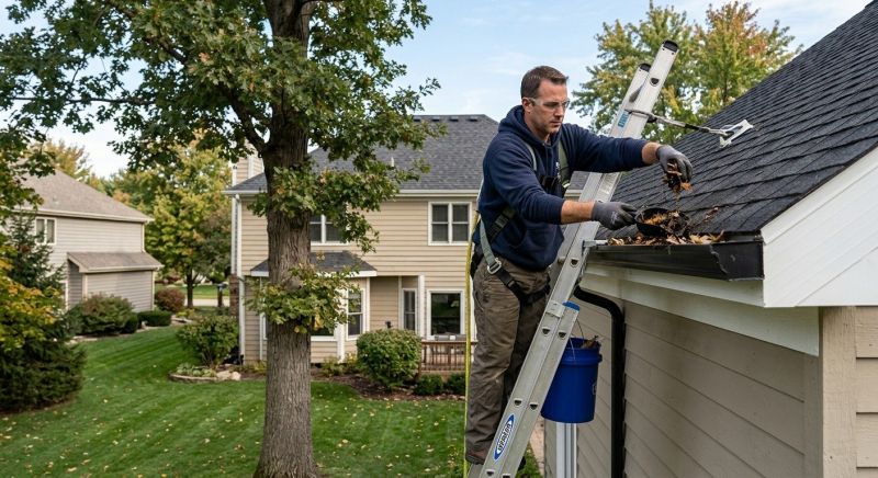 Garage Gutter Cleaning in Long Island, NY