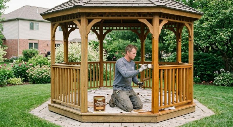 Gazebo Sealing in Bellevue, WA