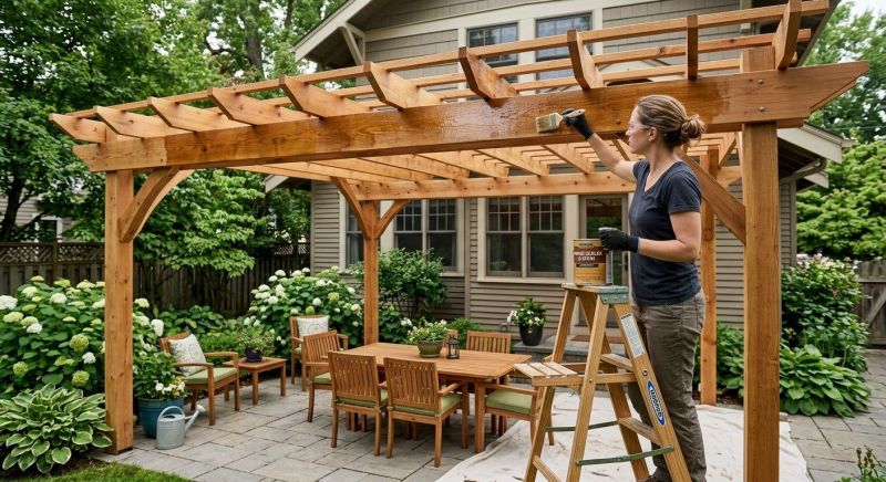 Gazebo Sealing in Kansas City, KS