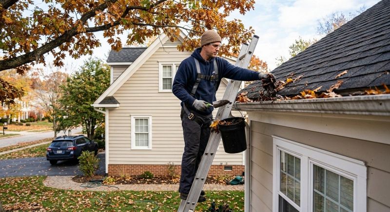 Gutter Pine Needle Removal in Fredericksburg, VA
