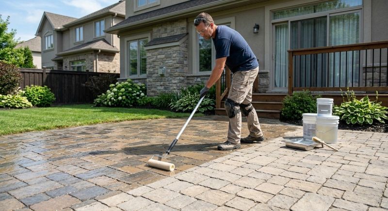 Porch Concrete Sealing in Redmond, WA