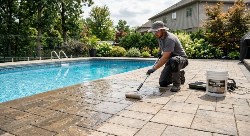 Porch Concrete Sealing in Bellevue, WA