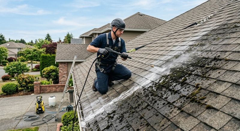 Roof Mildew Removal in Vancouver, WA