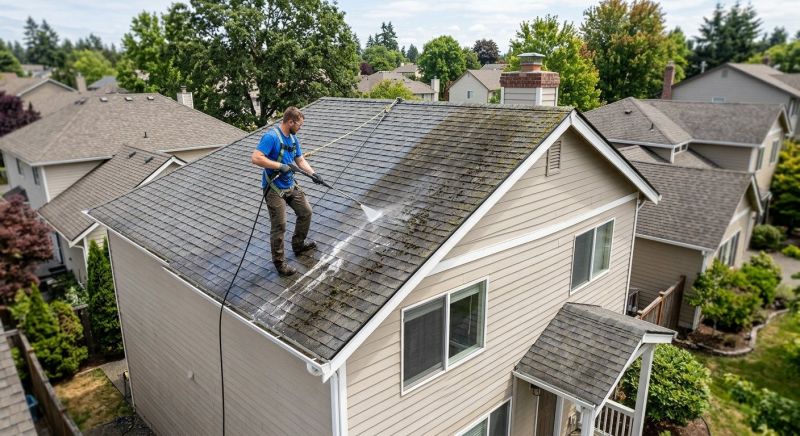Shingle Roof Cleaning in Vancouver, WA