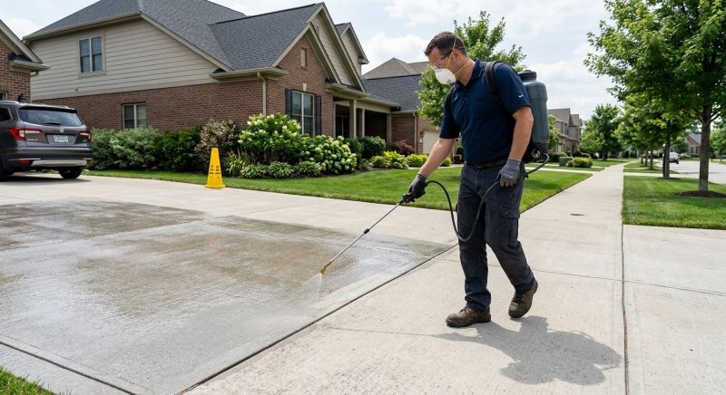 Sidewalk Concrete Sealing in Redmond, WA